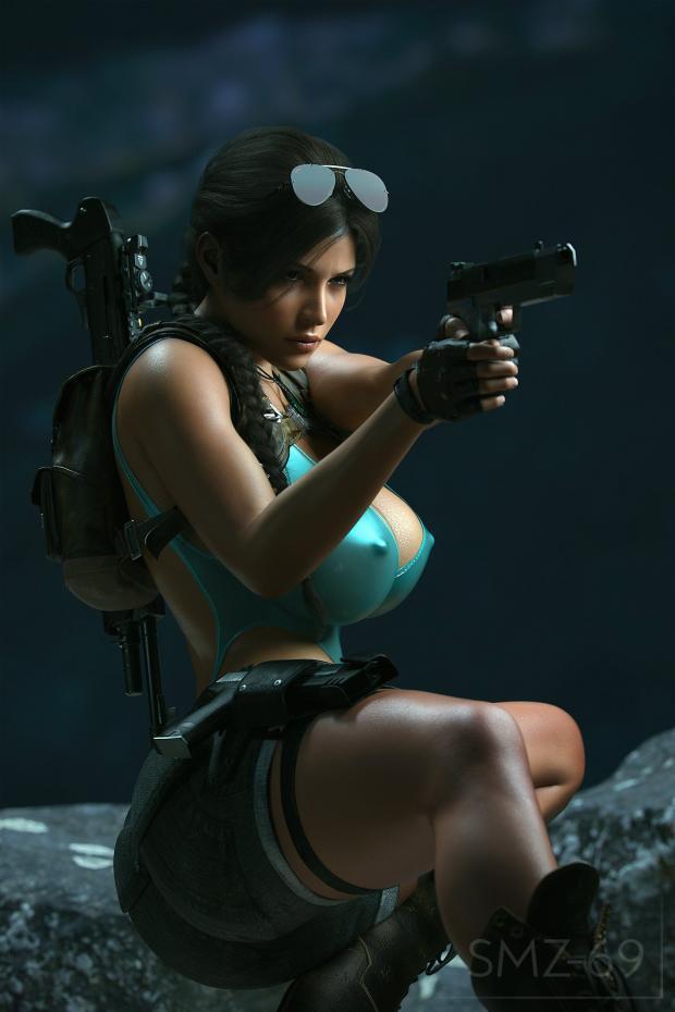 Lara Croft, you're so different ch1 - NSFW, My, Tomb Raider: Lara Croft, Sex, Girls, Longpost, Erotic