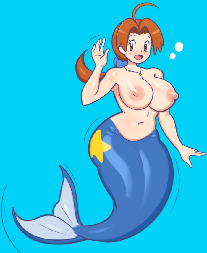 Mermaid - NSFW, Anime, Erotic, Boobs, Art, Mermaid