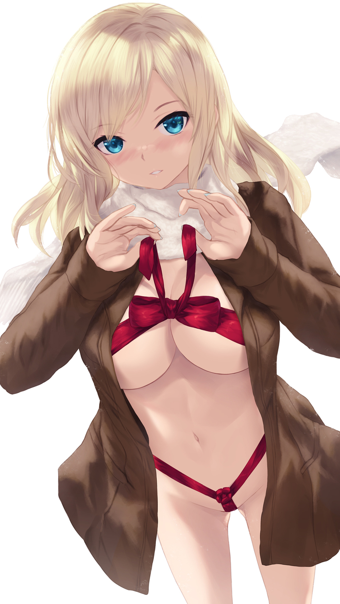 I'm not hinting at anything, but the New Year is coming :) - NSFW, Erotic, Boobs, Anime art, Girls, Hand-drawn erotica, Anime, Sena Kashiwazaki, Boku wa Tomodachi ga Sukunai, Cait