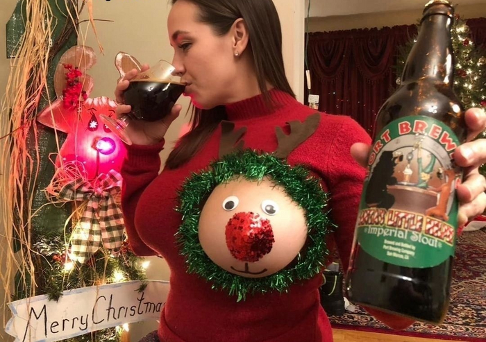 Tomorrow I also plan to drink - NSFW, Humor, Girls, Images, Fresh, Beer, Christmas, Craft beer, Brunette, Boobs, Beverages, Erotic
