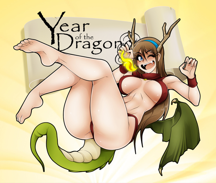 Year of the Dragon with Erica - NSFW, My, Jago, Lwhag, Erika (Jago)