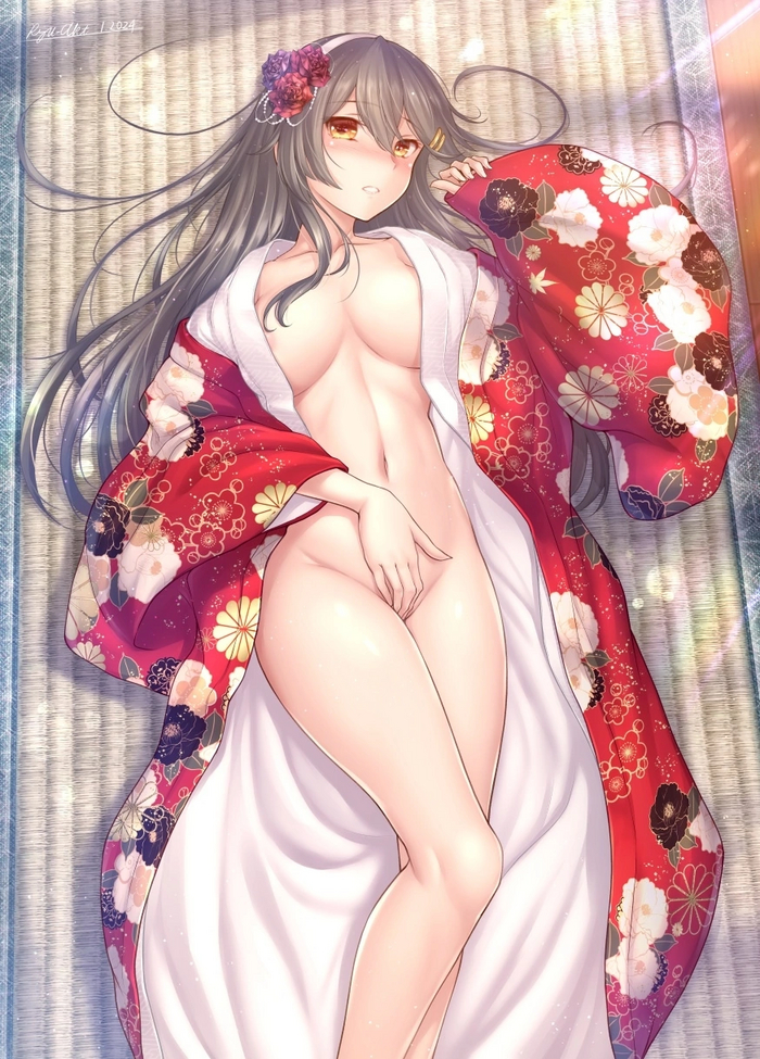 Haruna - NSFW, Anime, Anime art, Haruna, Kantai collection