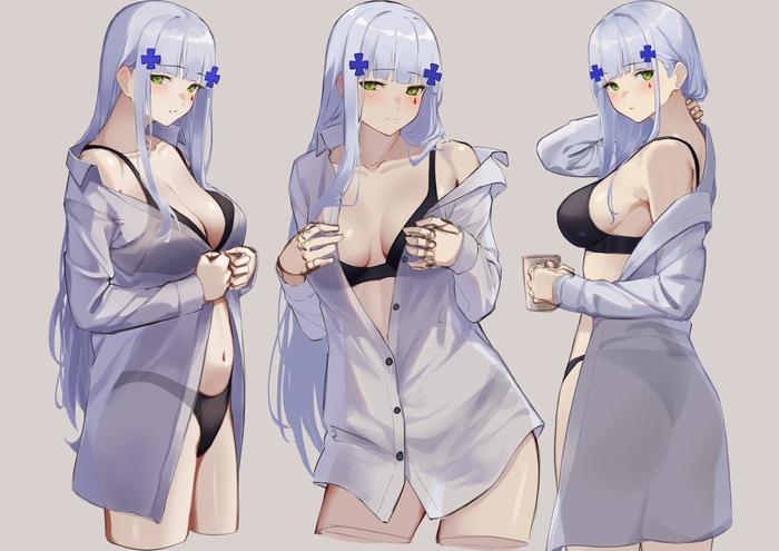 HK416 - NSFW, Аниме, Anime Art, Hk416, Girls Frontline