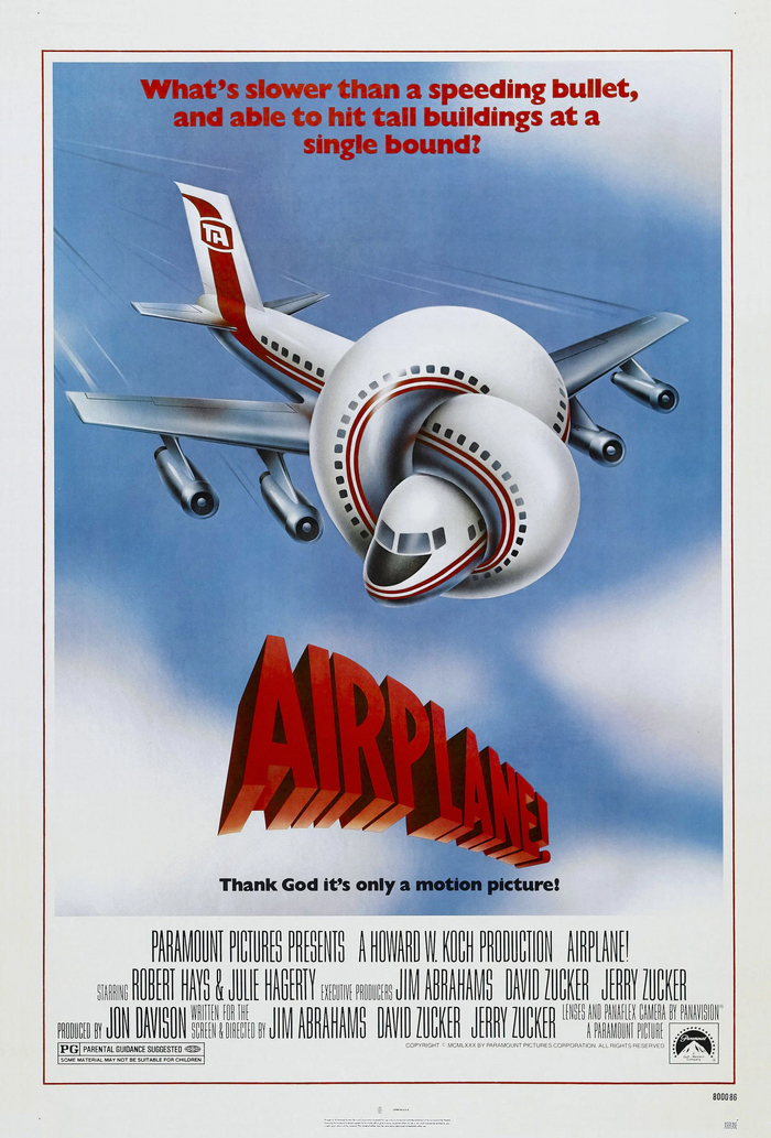 Boobs in the movie Airplane! (1980) - NSFW, Boobs, Movies, Comedy, 80-е, 1980, Longpost