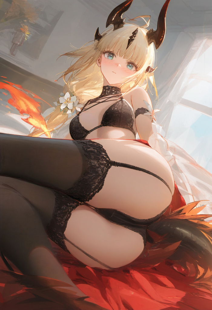 Reed - NSFW, Anime Art, Аниме, Arknights, Reed (Arknights), Арты нейросетей