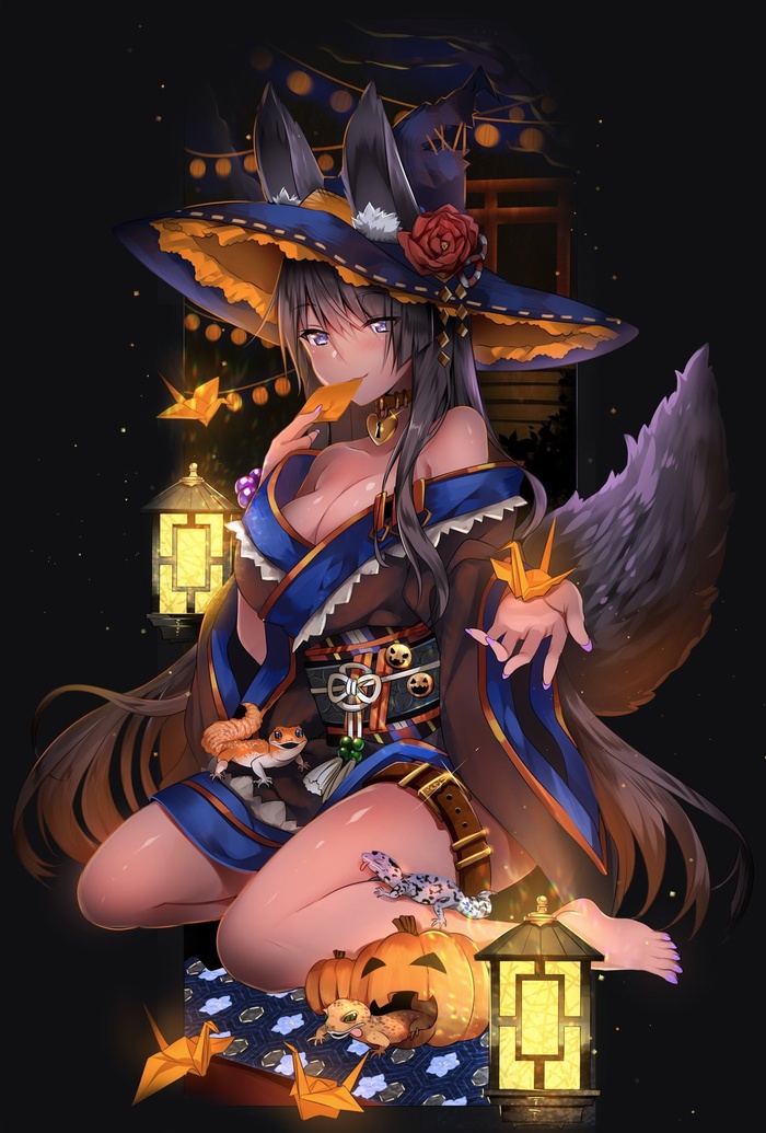 Do you want one? :3 - NSFW, Anime, Anime art, Witches, Kitsune