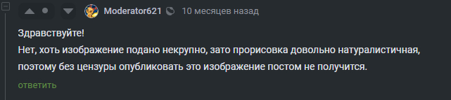 Deleting posts [There is a response] - NSFW, My, Moderation questions, Moderator, Posts on Peekaboo, Deleting posts on Pikabu, Moderation, Peekaboo, Question, Administration, Longpost