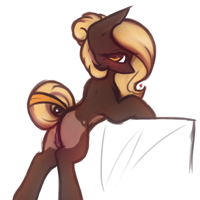 Why is he watching?~ - NSFW, My, Erotic, MLP Explicit, My little pony, Original character