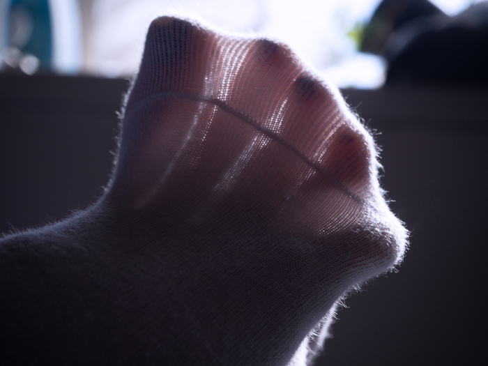 The Sun Through Knee Socks) - NSFW, Foot fetish, Knee socks, Feet