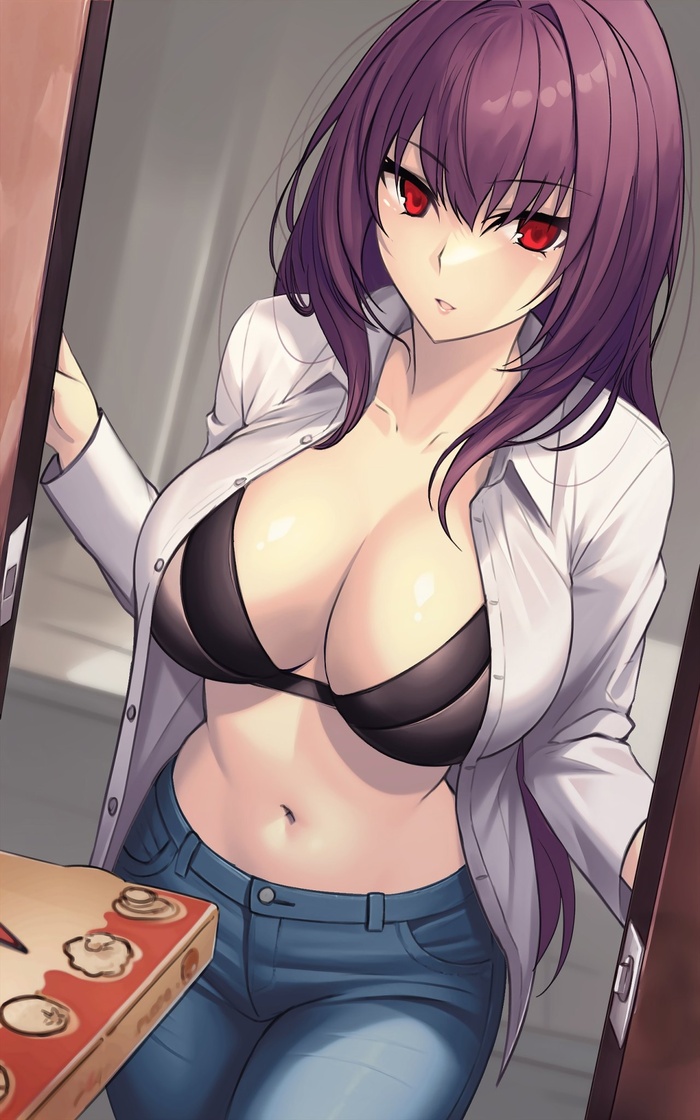 Scathach - NSFW, Anime, Anime art, Fate grand order, Scathach