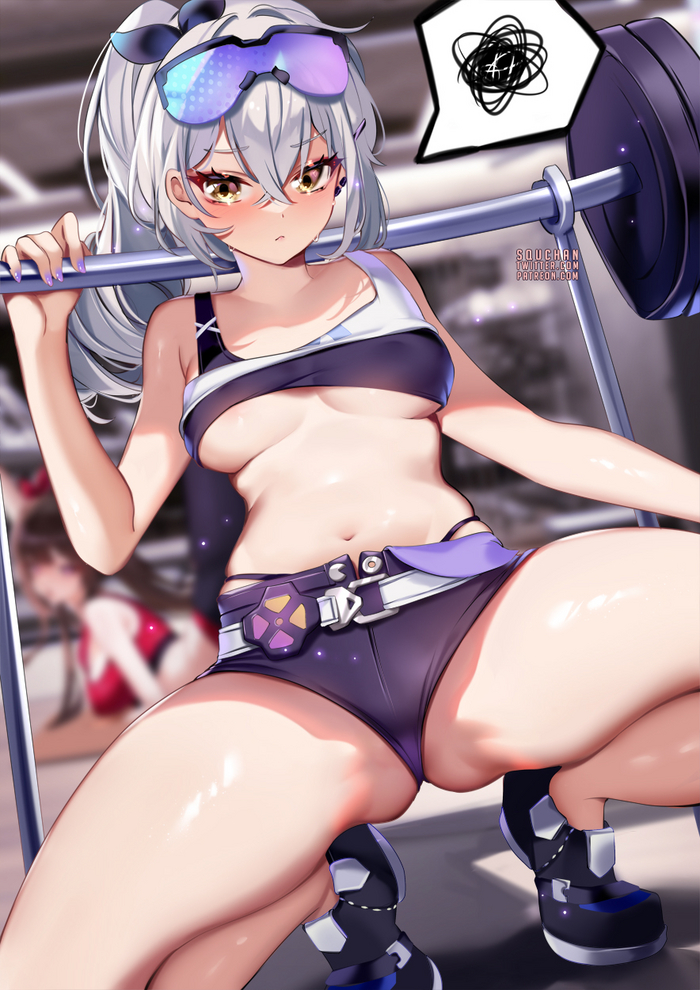 Silver Wolf - NSFW, Anime Art, Honkai: Star Rail, Silver Wolf (Honkai: Star Rail), Squchan