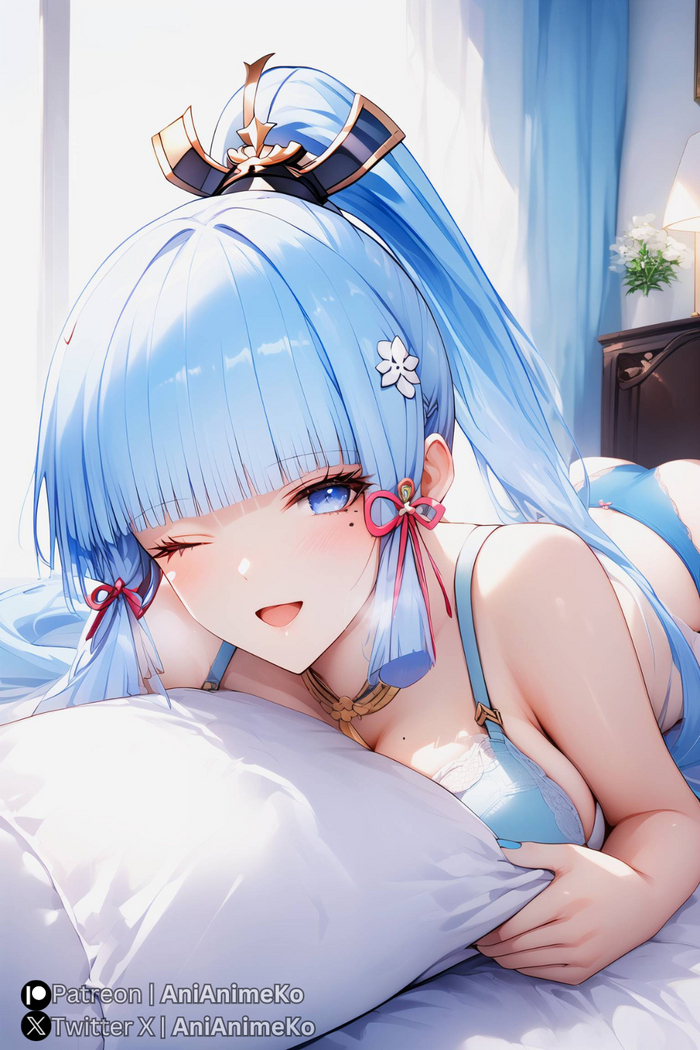 Ayaya - NSFW, Kamisato Ayaka (Genshin Impact), Anime art, Pixiv, Neural network art, Genshin impact, Underwear, Anime