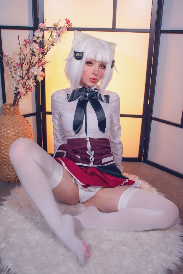 ShiroKitsune #1 - NSFW, Shirokitsune, Cosplay, Underwear, Neko, Longpost