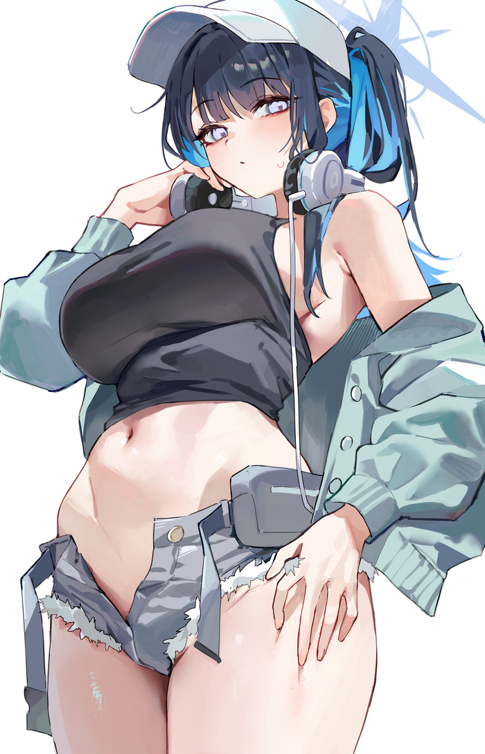 Saori - NSFW, Anime art, Anime, Blue archive, Joumae Saori, Fungi