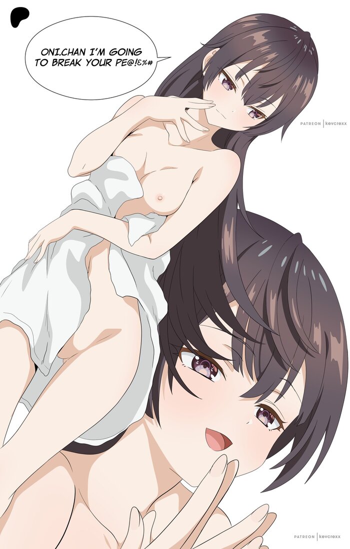 Suou Yuki - NSFW, Anime art, Anime, Tokidoki Bosotto Russia-go de Dereru Tonari no Aly, Boobs, Naked, Twitter (link), Suou Yuki