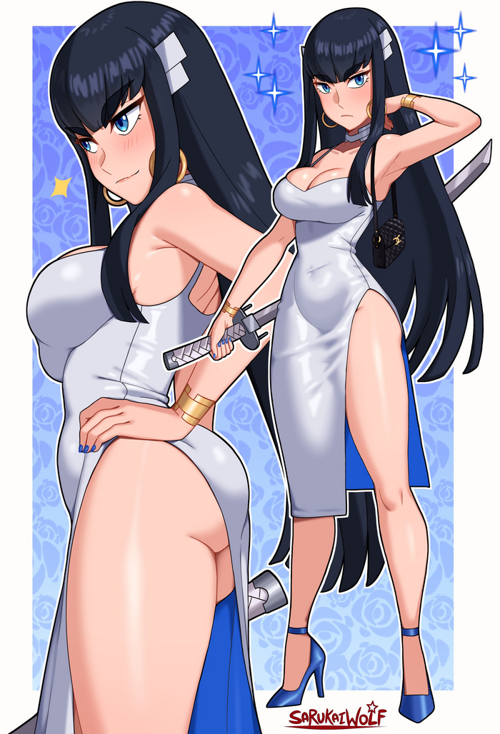 Lady - NSFW, Kill la Kill, Kiryuuin Satsuki, Anime art, Anime