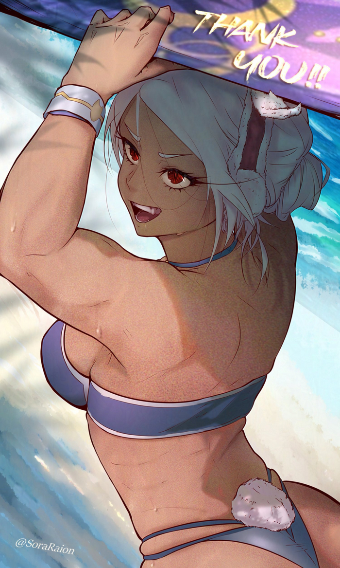 Miruko - NSFW, Anime art, Anime, Boku no hero academia, Miruko, Animal ears