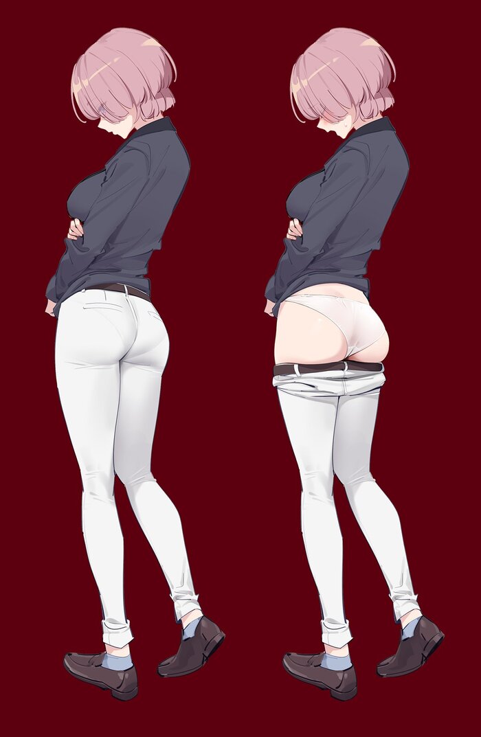 Arimura Mao - NSFW, Anime art, Anime, The idolmaster, Girls, Booty