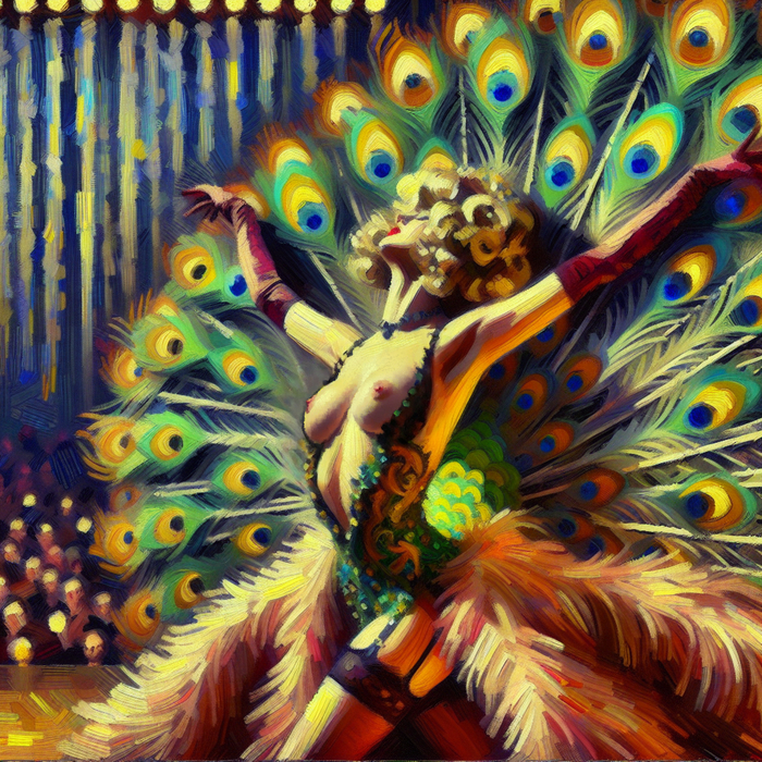 Feathers - NSFW, My, Art, Neural network art, Erotic, Stable diffusion, Boobs, Choker, Feathers