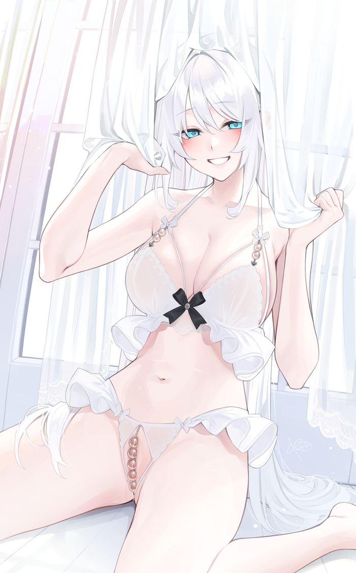 O C - NSFW, Anime Art, Аниме, Original Character, Девушки, Нижнее белье