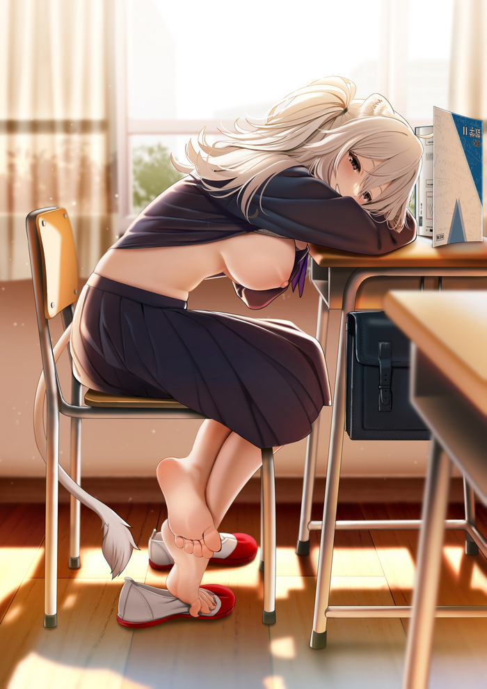 Pss, take a look~ - NSFW, Anime art, Anime, Virtual youtuber, Hololive, Shishiro botan, Casino (artist), Hand-drawn erotica