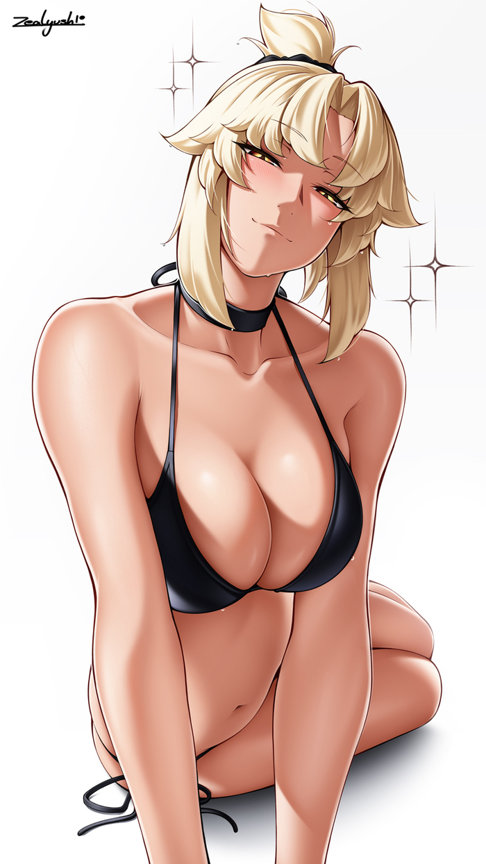 Продолжение поста «Mordred Alter!» - NSFW, Zealyush, Арт, Аниме, Anime Art, Рисованная эротика, Эротика, Fate, Fate Apocrypha, Mordred, Ответ на пост