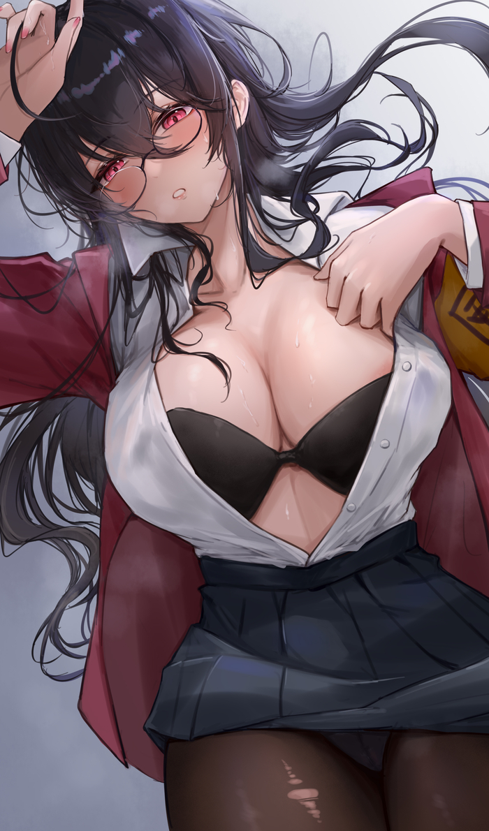 Taihou - 18+, Anime Art, Аниме, Azur Lane, Taihou, Нижнее белье, Сиськи, NSFW