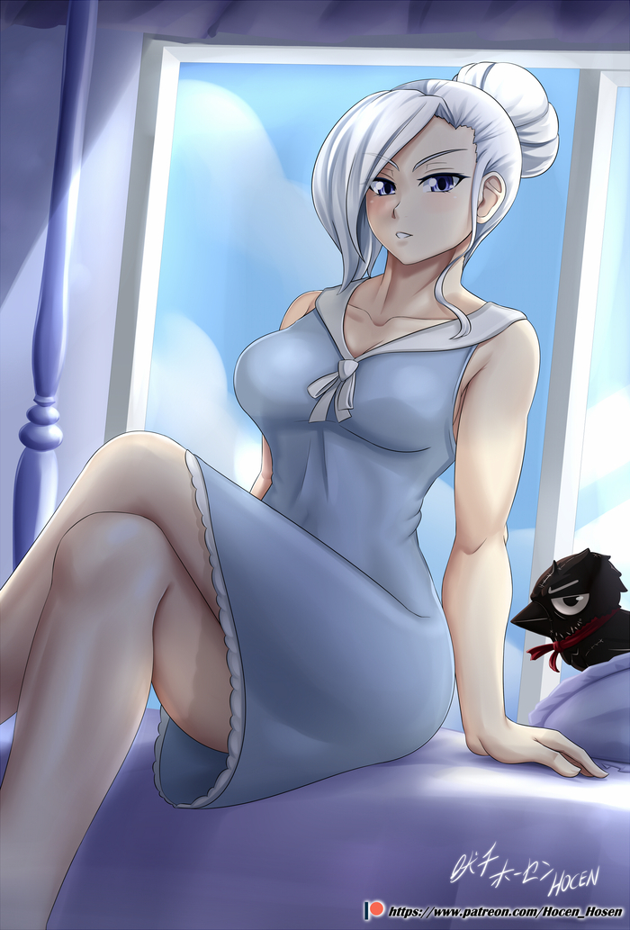 Good Morning with Winter - 18+, Pixiv, Anime art, Anime, RWBY, Winter Schnee, Longpost, NSFW