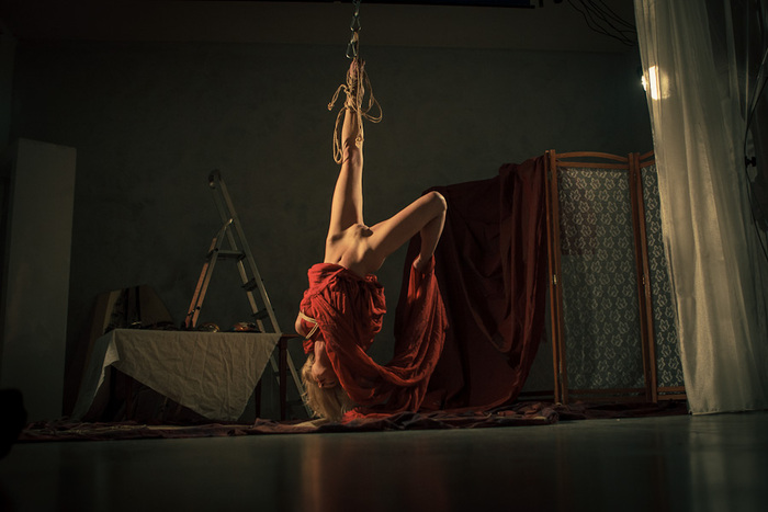 Без названия - NSFW, Моё, Shibari, Бондаж, BDSM, Rope bondage, Связывание, Уголок извращений 18+, Повтор