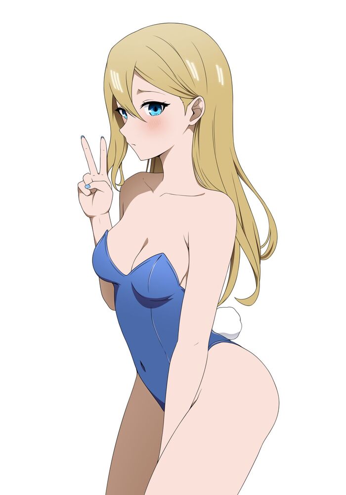 Милая зайка - NSFW, Anime Art, Аниме, Kaguya-Sama wa Kokurasetai, Bunnysuit, Coro Fae, Арт, Сиськи, Чулки, Рисованная эротика, Эротика, Длиннопост