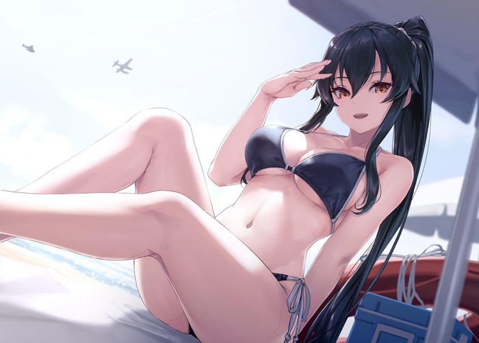 Yahagi - NSFW, Anime art, Anime, Kantai collection, Yahagi