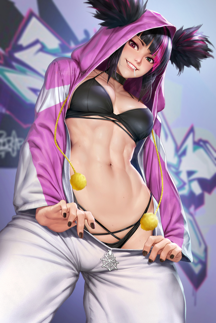 Juri - NSFW, Art, Girls, Juri han, Street fighter, Games, Erotic, Neoartcore, Strong girl