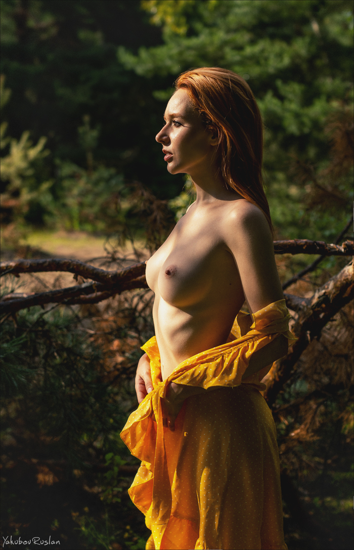 Outdoors - NSFW, My, Erotic, Boobs, Girls, Nudity, Redheads