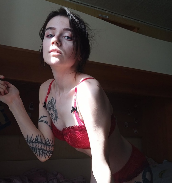 You make me happy with activity, and I give you a full set of <3 - NSFW, My, The photo, Erotic, Girl with tattoo, Tattoo, Longpost