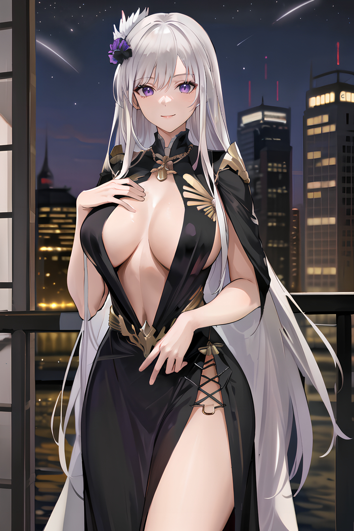 Энтерпрайз - NSFW, Аниме, Anime Art, Enterprise (Azur Lane), Azur Lane, Ляжки