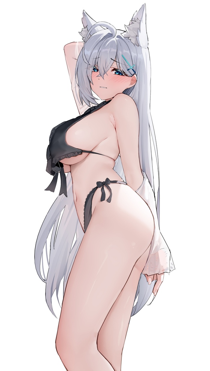 Shiroko - NSFW, Anime Art, Аниме, Blue archive, Shiroko Terror