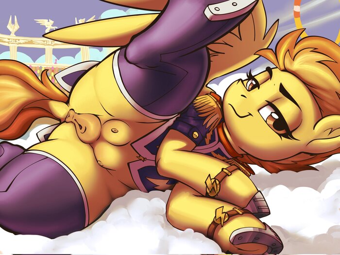 Beautiful HOBA! - NSFW, My little pony, PonyArt, MLP Explicit, MLP Socks, Spitfire, MLP Edge, MLP anatomically correct